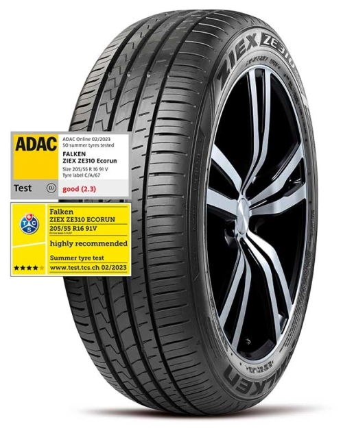 FALKEN 225/55 R17 TL 101W XL ZIEX ZE310 ECORUN Otomobil Yaz Lastiği