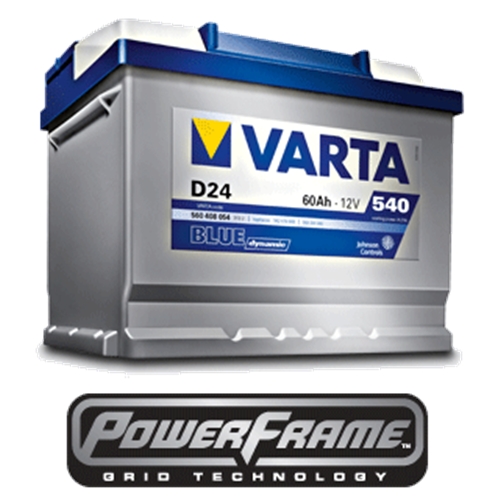 VARTA AKÜ 12V60 AH 580EN D24 AKÜ